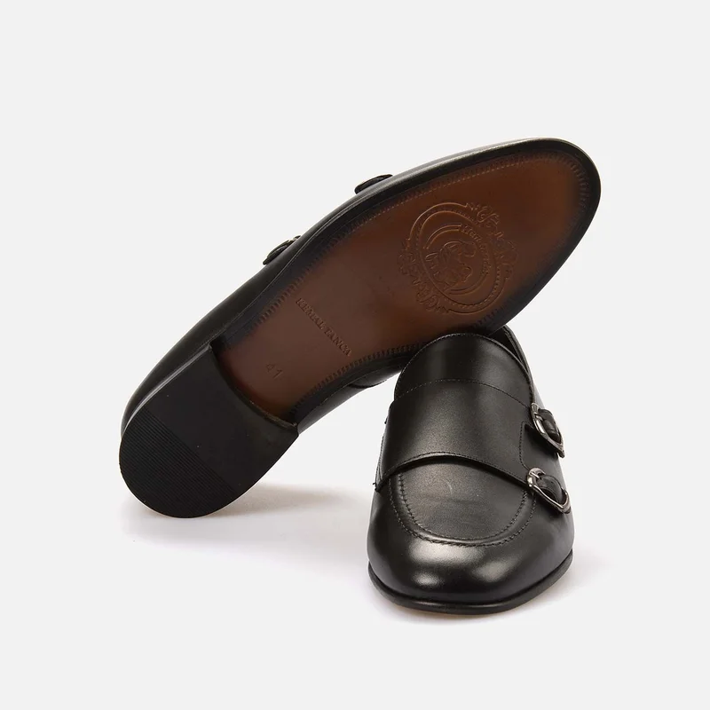 كيمال تانجا Leather Men's Buckled Classic Shoes 13071