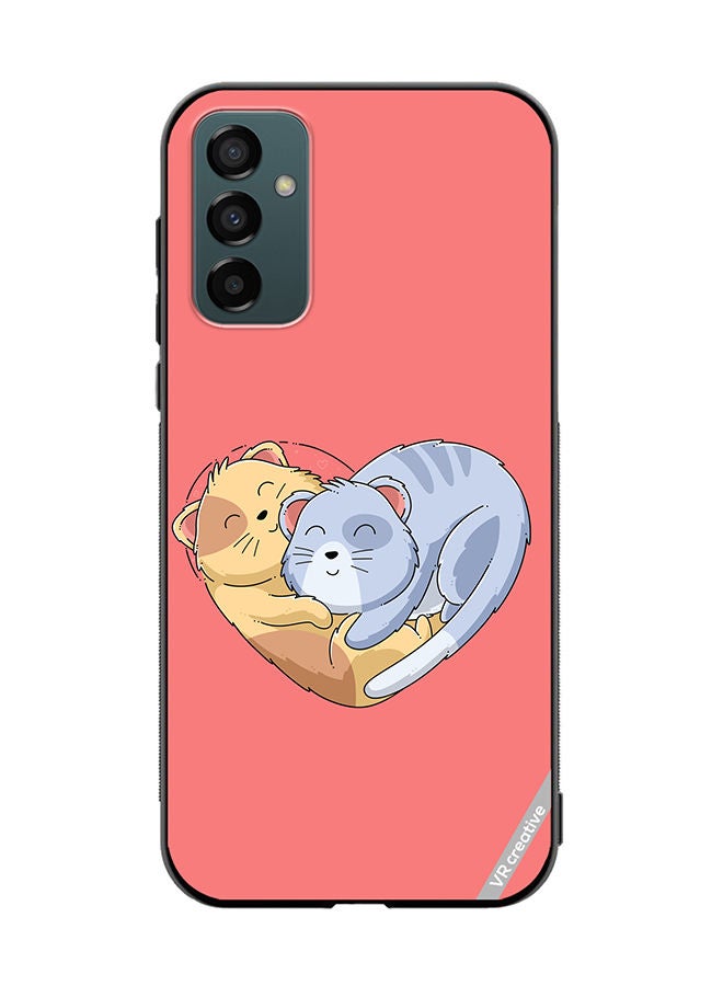VR CREATIVE Protective Case Cover For Samsung Galaxy F23 Klover Cat Design Multicolour - Image 1