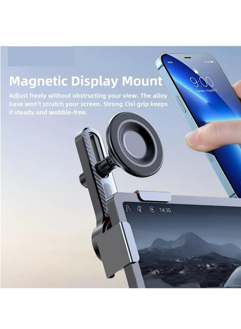 PULUZ Magnet Phone Mount ，Phone Mount for Magsafe Most Mobile Phones., Strongest Magnetic Power Adjustable Car Phone Holder - Image 2