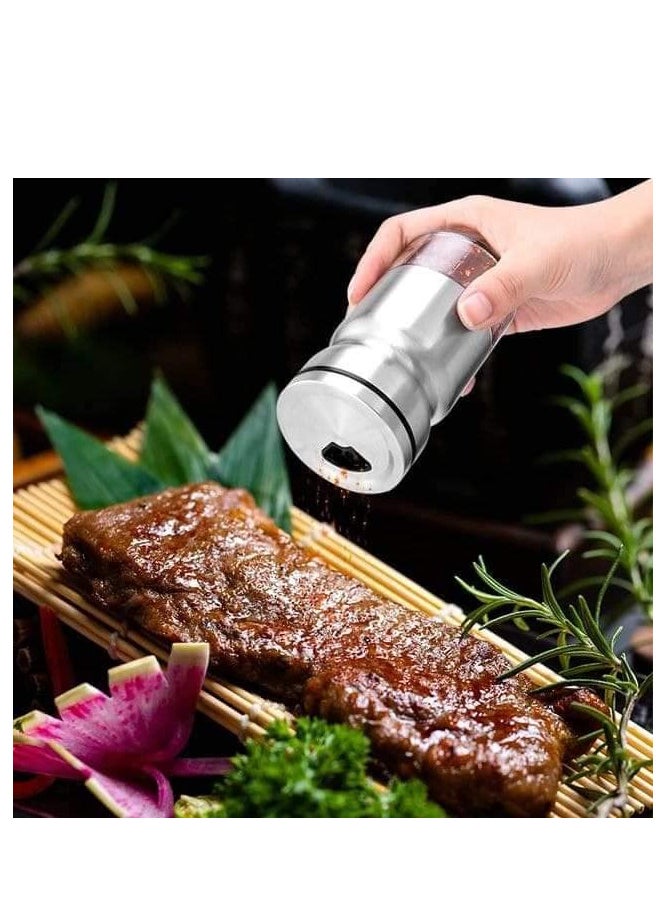 Generic - Spice Set With Rotating Stand - 12 Pcs - Stainless Steel - Image 1