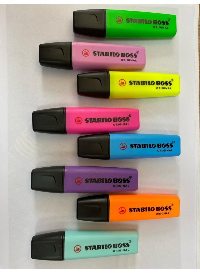 STABILO Boss 8 Pcs Highlighter Pen Set  - Image 2