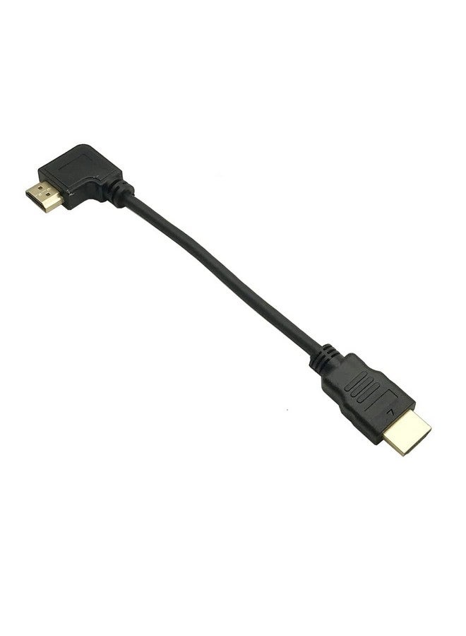 MMNNE 8K Hdmi 2.1 Cable Right Angled 8Inch Short 90 Degree 8K Hdmi Cable 2.1 Right Angle Hdmi Male To Male Cable8K@60Hz 4K@120Hz 144Hz Earc Hdr10 4:4:4 Hdcp 2.2  - Image 3