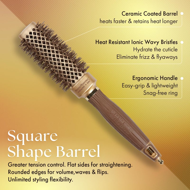 أوليفيا جاردن فرشاة الشعر الحرارية التي تعمل بتقنية النانو لتصفيف الشعر NT-S30 - Image 2