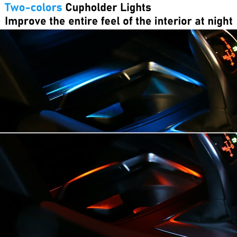 Jaronx Compatible with BMW LED Console Ambient Light for 1' F20 F21, 2' F22 F23, 3' F30 F31 F80, 4' F32 F33, Center Console Ambient Lights LED with Dual Color Lighting - Image 4