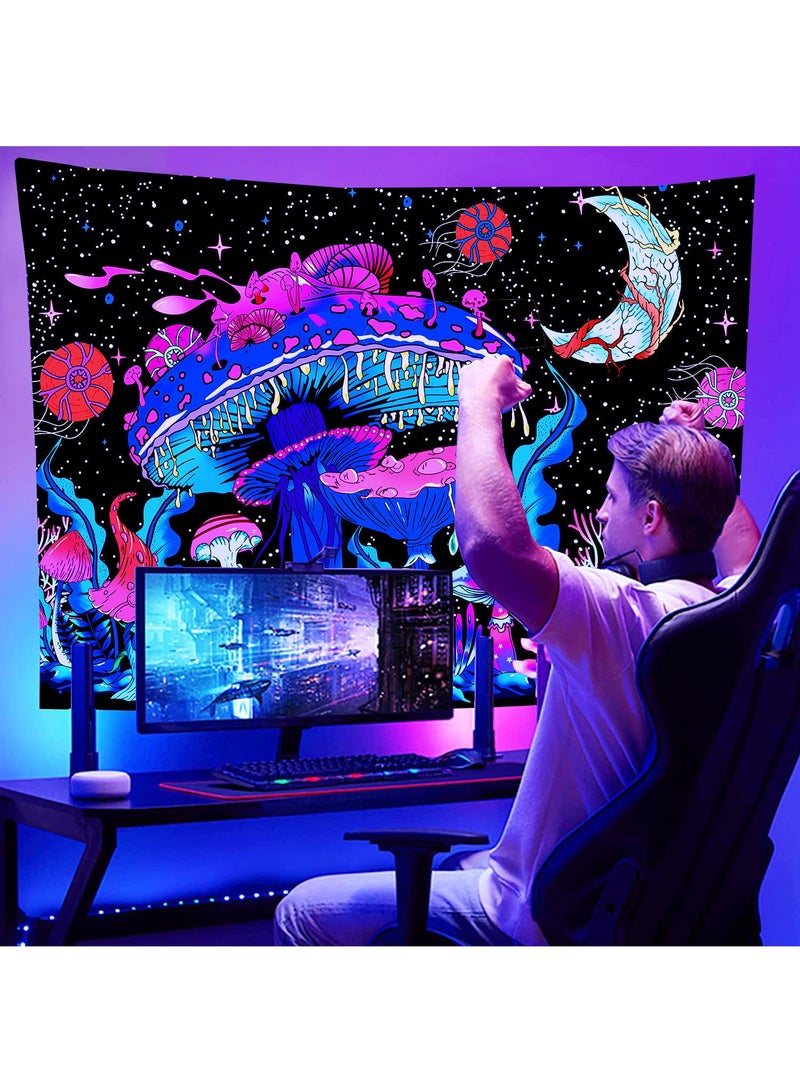 Y&D Wall Purple Light Decorative Cloth Hanging Cloth Tapestries Room Background Cloth Tapestries Wall Hanging-LS-FGD0695*73cm - Image 3