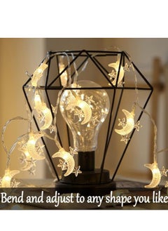 General 10m 80 LED Moon String Light USB Powered Moon Mini Star Fairy Tale Light is suitable for patio garden, wedding garden decoration, party festival lighting  - Image 5