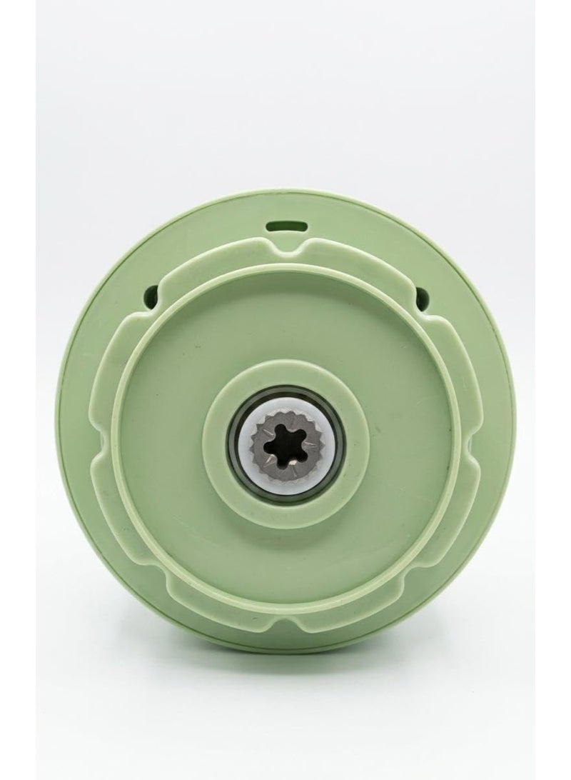 Meat grinder, electric meat grinder, electric grinder with a stainless steel bowl, light green color, versatile for the kitchen, 8 liters - Image 5
