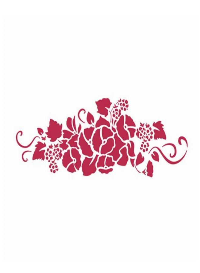 Stencil 38x15CM Campanelle