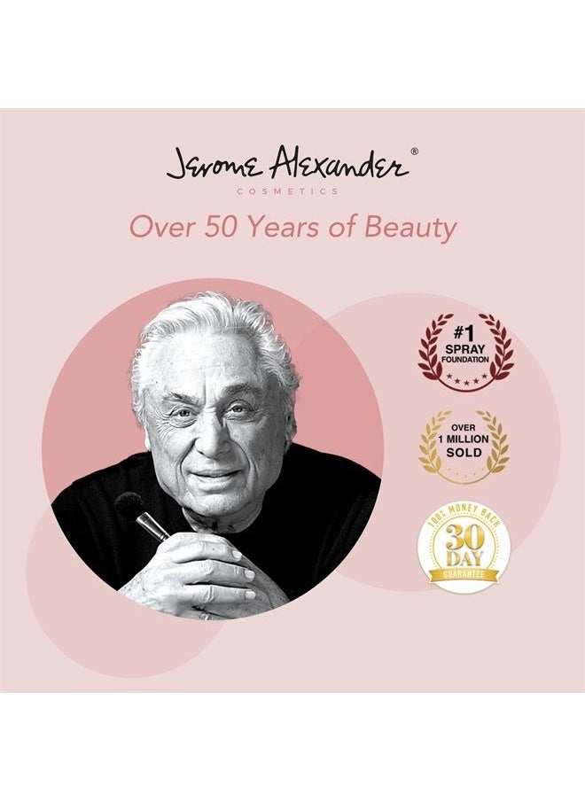 Jerome Alexander MagicMinerals AirBrush Foundation by Jerome Alexander – 3pc Spray Makeup Set with Anti-aging Ingredients for Smooth Radiant Skin (3 Piece Set, Medium)  - Image 5