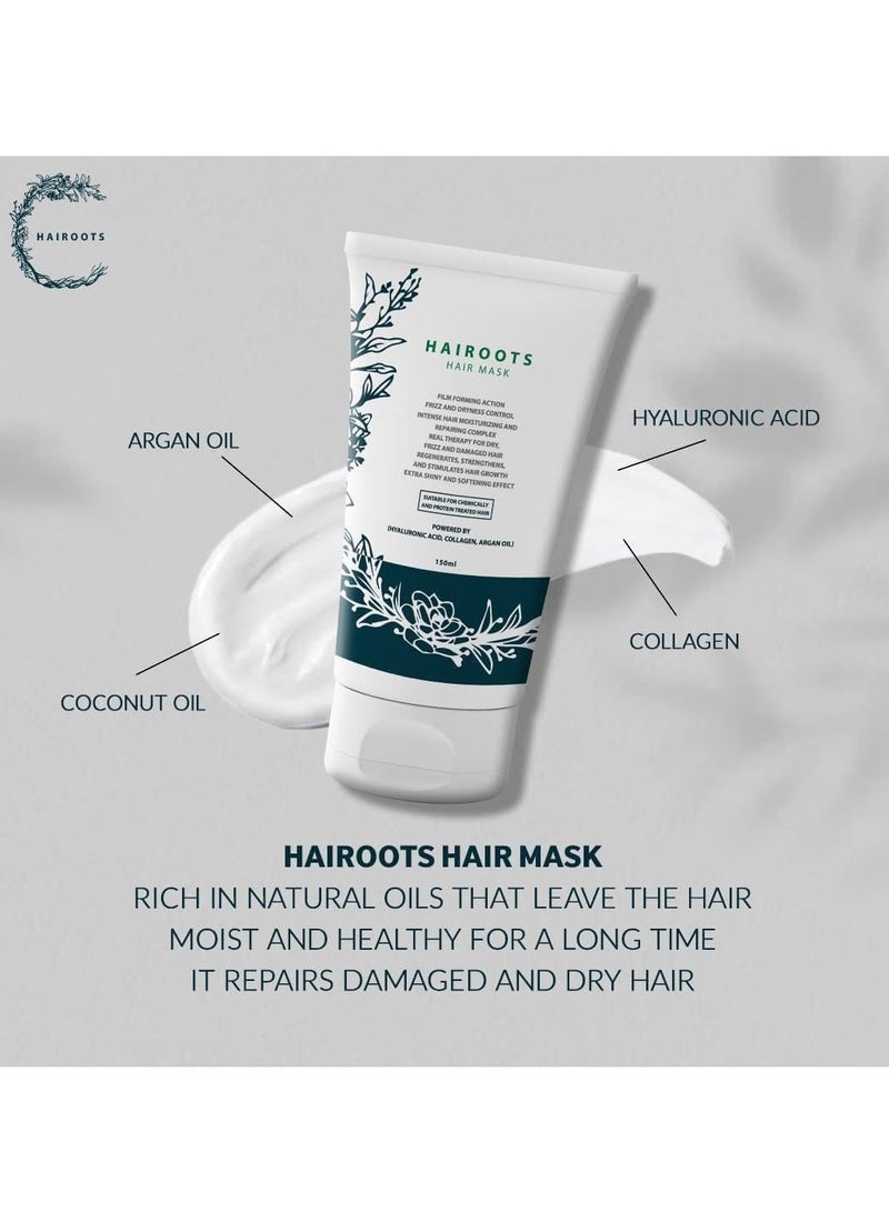 هيروتس قناع إصلاح الشعر الجاف التالف من هايروتس، 150 مل - Image 3