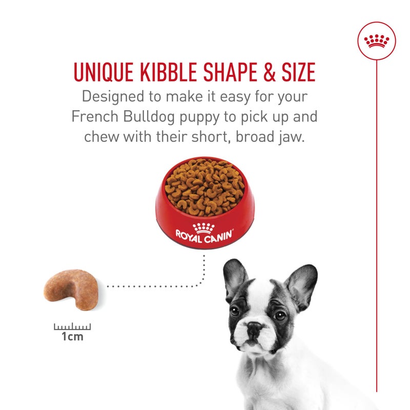 Royal Canin Breed Health Nutrition French Bulldog Puppy Dry Dog Food, 3 lb Bag - Image 4