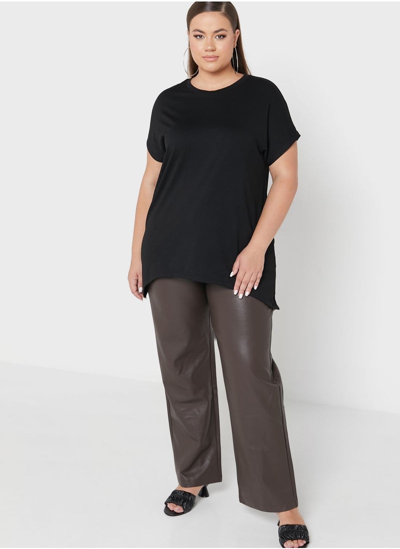 Only Carmakoma - Crew Neck Knitted Top - Image 1