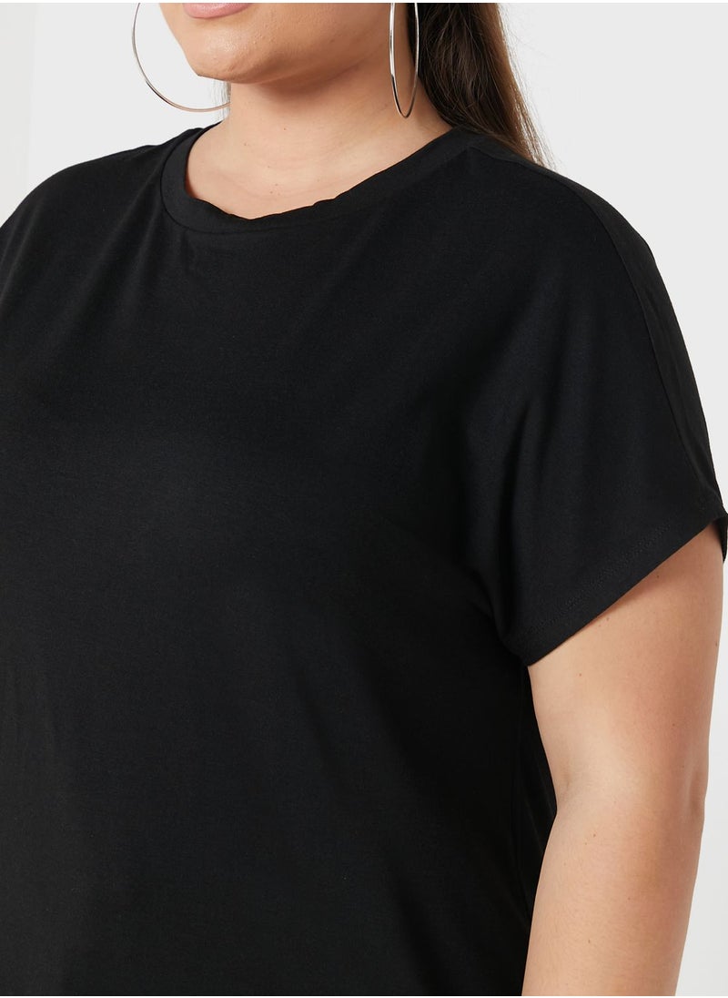 Only Carmakoma - Crew Neck Knitted Top - Image 1