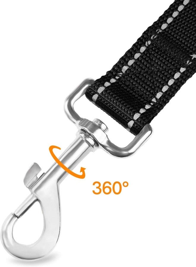 Petlicious & More® Reflective Dog Collar Leash Set | Medium Dog Collar Leash Set | Large Dog Collar Leash Set Adjustable Collar Leash Set (Color - Black) - Image 3