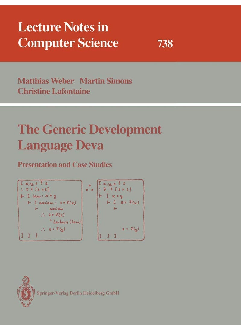 The Generic Development Language Deva: Presentation and Case Studies 