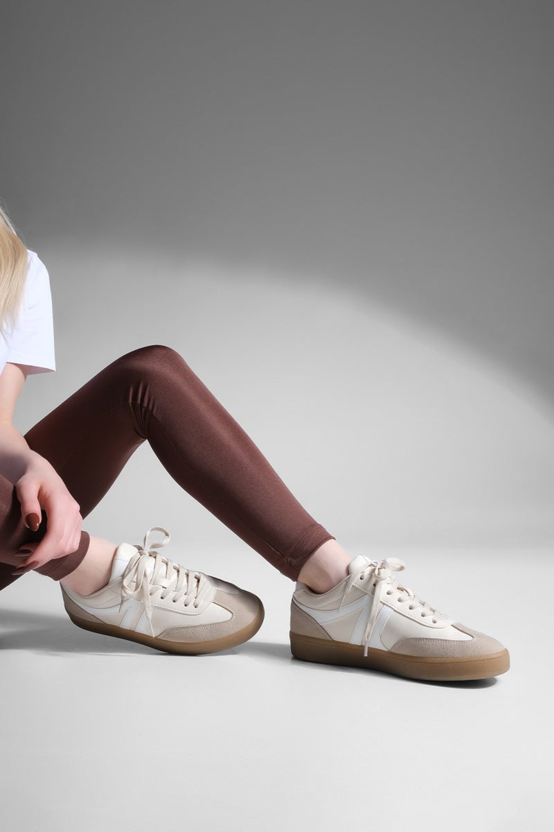 MARJIN Margin Women's Sneaker Lace-Up Flat Sole Sports Shoes Tiyone  - Image 2