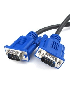 Taimi VGA Cable Male to Male 1.5 Meter for PC, Monitor, Projector - Black/Blue  - Image 1