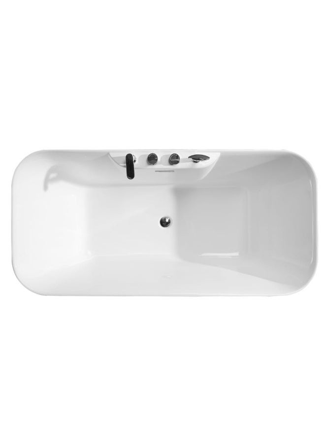 DANUBE HOME Milano Monro Acrylic Freestanding Bathtub - Image 3