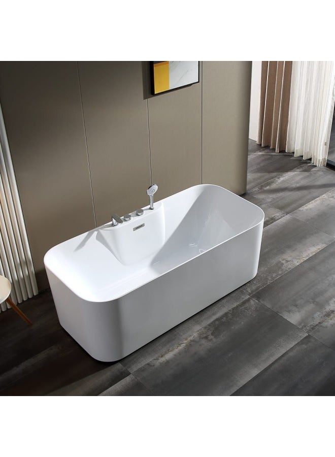 DANUBE HOME Milano Monro Acrylic Freestanding Bathtub - Image 2