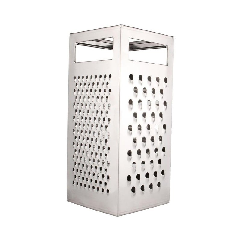 Marwall Stainless Steel Box Grater 4Sided Medium Size MultiPurpose Kitchen Grater for Vegetables and Cheese - Image 1