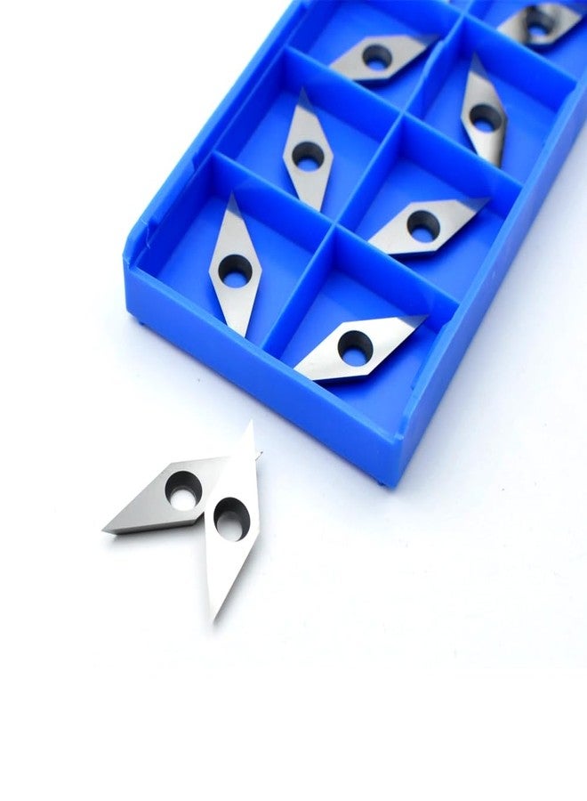 CDBP Diamond Carbide Replacement Insert cutter for woodturning, 10 x 28- Dia4.3mm with Sharp Point Indexable carbide cutter fits For Detailer Wood Turning Tools, 10pcs - Image 4