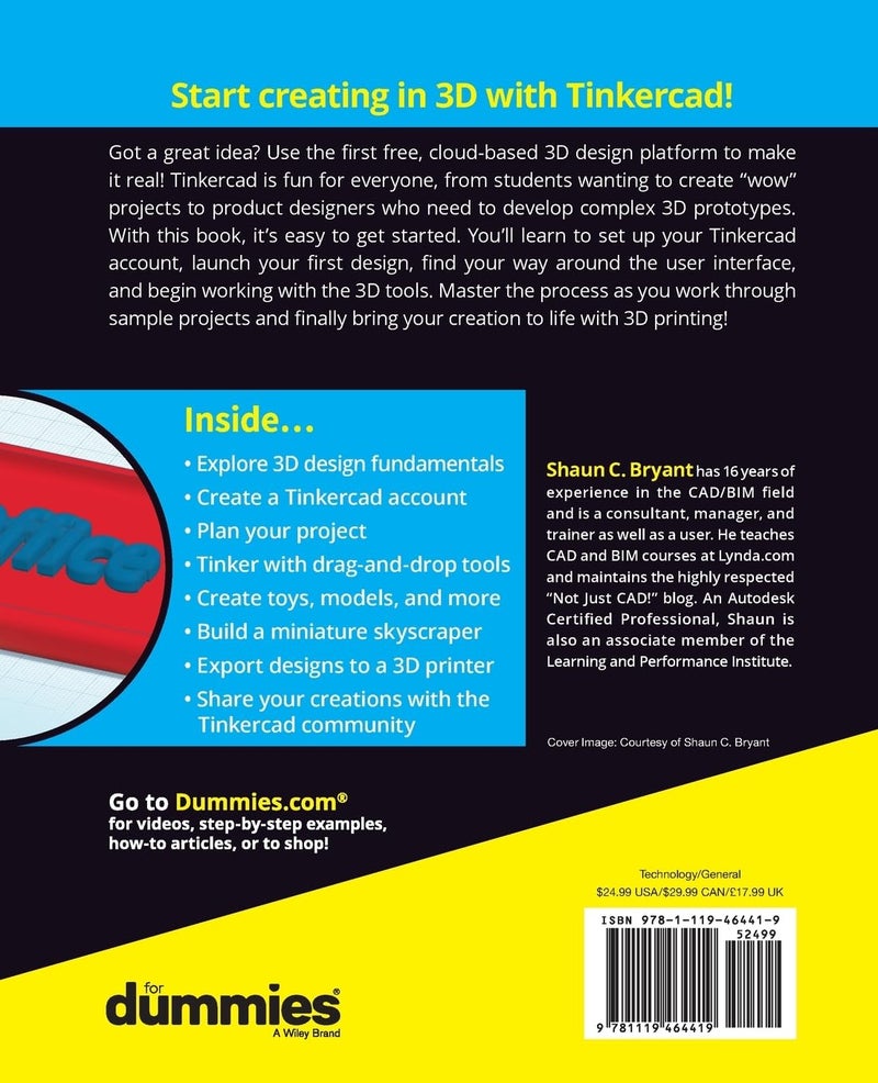 Tinkercad for Dummies (For Dummies) - Image 2
