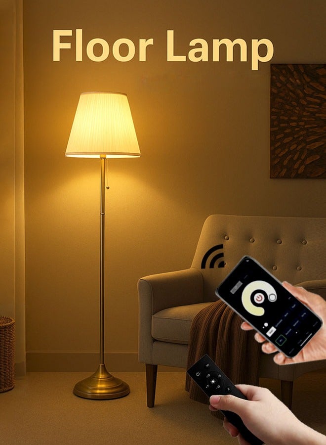 Tiokkss Floor Lamp with Remote 12 Watt Combination Multicolour 155x36cm - Image 1