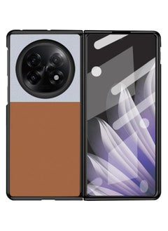 Compatible with Oppo Find N5 protective case, simple color-matching skin-friendly phone case, with front glass screen protection, OPPO Find N5 5G ultra-thin protective case