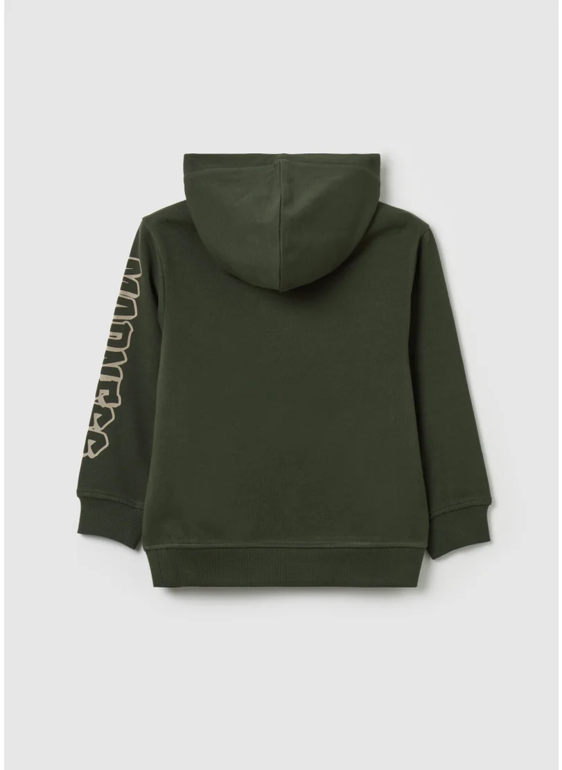 Ovs Sweatshirt with hood and ''N. YORK CITYâ€ print