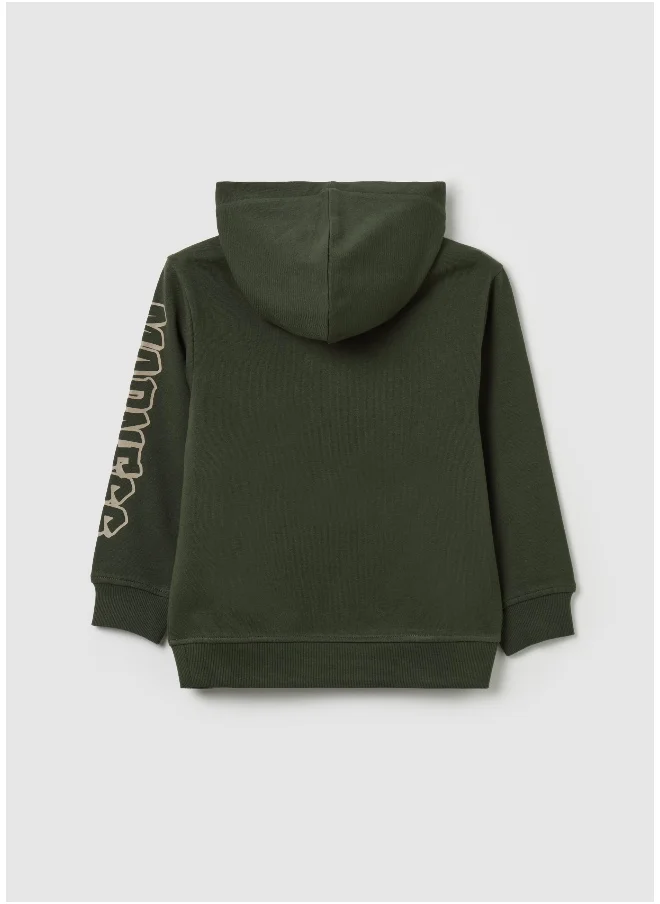 او في اس Sweatshirt with hood and ''N. YORK CITYâ€ print