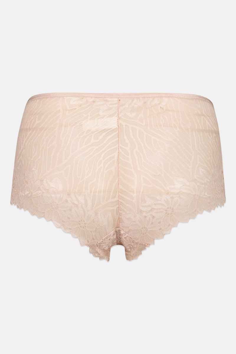 bebe Women 3 Pieces Textured Lace Boyshort, Multicolor - Image 2