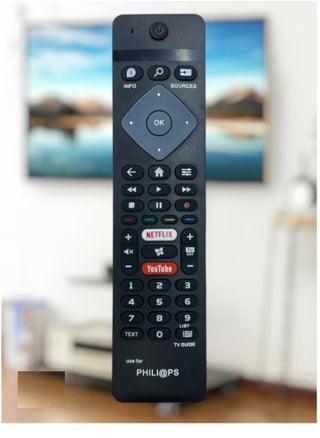Philips Smart TV Remote – Replacement Remote Control for Philips Smart LCD & LED TVs, Compatible with Various Models, Easy-to-Use, Black - pzsku/Z462090CE03AE3E371FC3Z/45/_/1737389297/366de44d-a0f2-484c-bf3e-729122a5d0fe