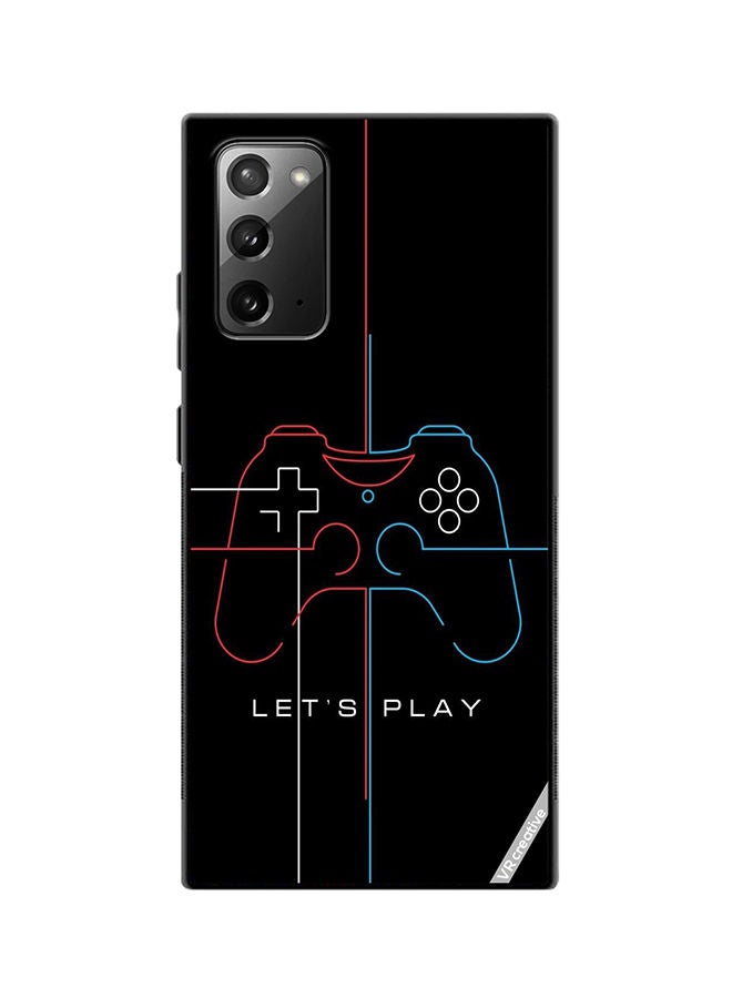 VR CREATIVE Protective Case Cover For Samsung Galaxy Note20 5G Lets Play Design Multicolour - Image 1