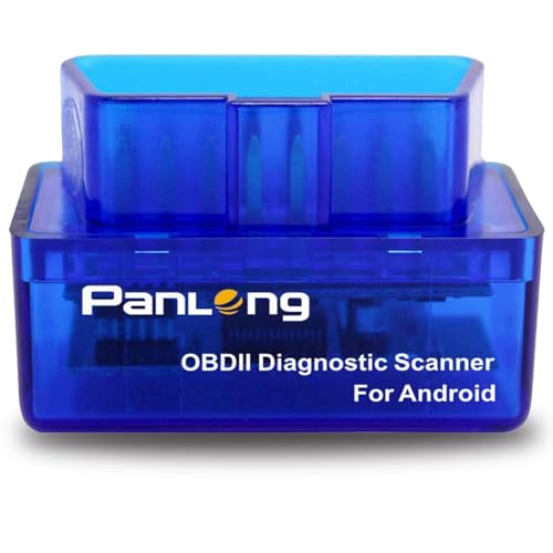 Panlong OBD2 Scanner Bluetooth OBDII Diagnostic Tool Car Code Reader Turn Off Check Engine Light Support Android Torque App - Image 1