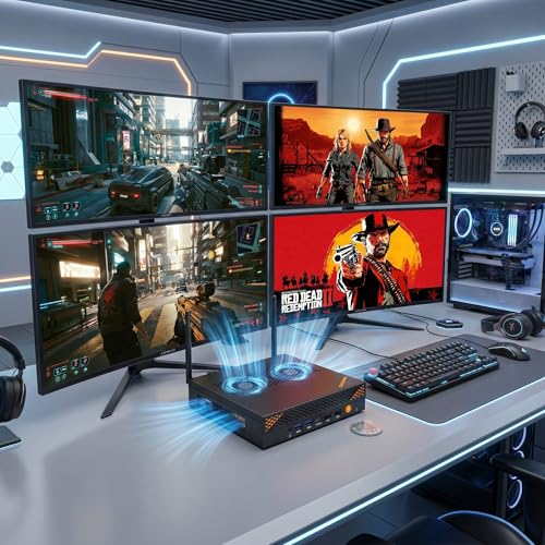 origimagic A2 Mini PC Workstation PC with VGA Port, Core i9 13900HK(Up to 5.4GHz), 32GB DDR5 1TB NVMe SSD, 8 USB A Ports/HDMI/DP(4K@144Hz)/USB C, WiFi 6, BT5.2, Home Business Mini Computers - Image 5