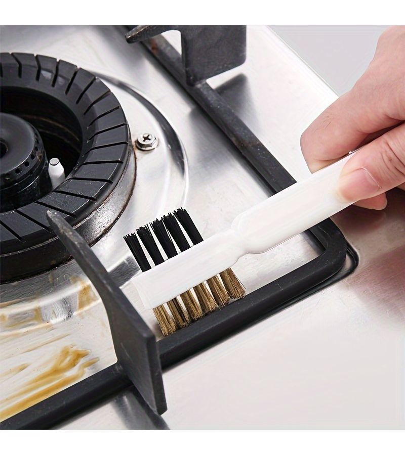 Kitchen Gas Range Cleaning Brush White Multi Purpose Scrub Brush - Image 5