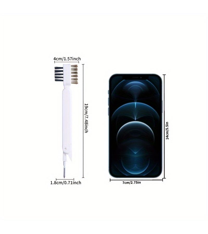 Kitchen Gas Range Cleaning Brush White Multi Purpose Scrub Brush - Image 3