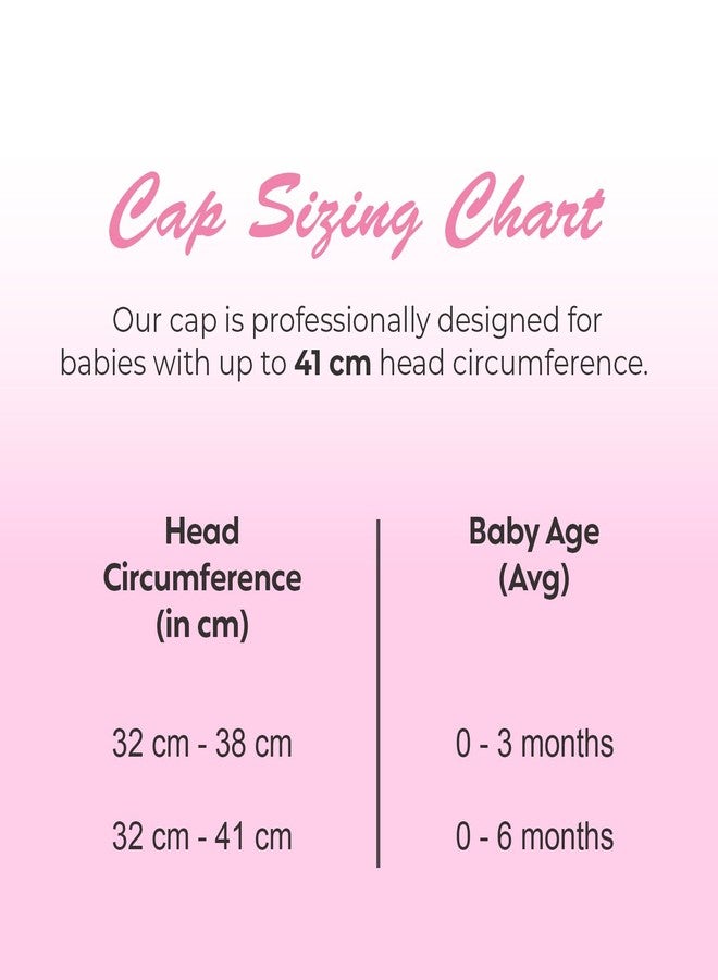 a baby cherry 100% Organic Cotton Baby Caps for Born 0-3 Months | Cap Mittens and Booties Set for New Born Baby | Soft & Comfortable Unisex Baby Accessories for Boys & Girls| set of 2 - Image 5