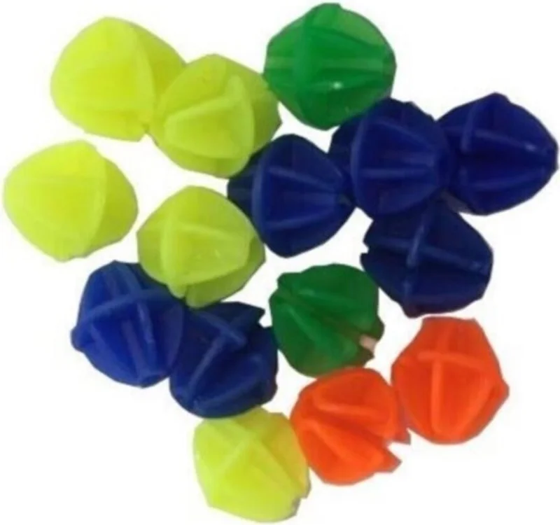 BarkoFix Bicycle Ornaments Bicycle Decorative Ornament Set 5 Pieces Bell Weather Vane Ruffle Star Heart Bead Package