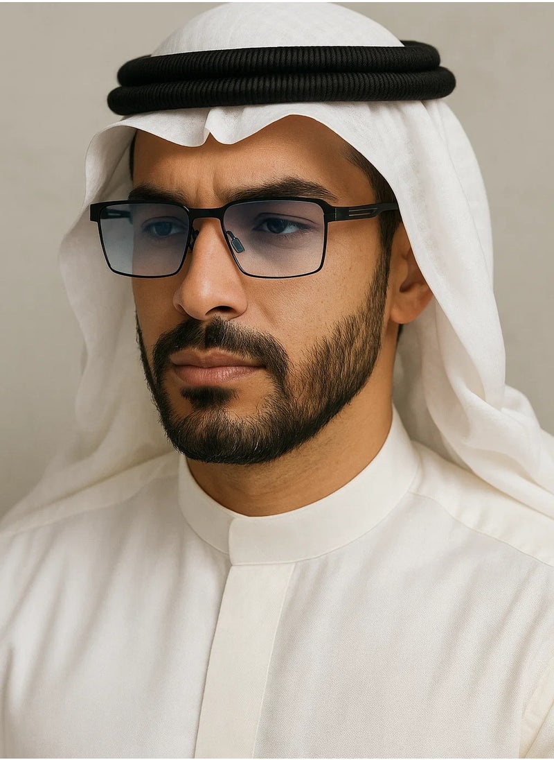 New Release: Unisex Photochromic Night Driving Sunglasses - Trending Square Frame with Ultra-Thin Light Intelligent Transition  Technology