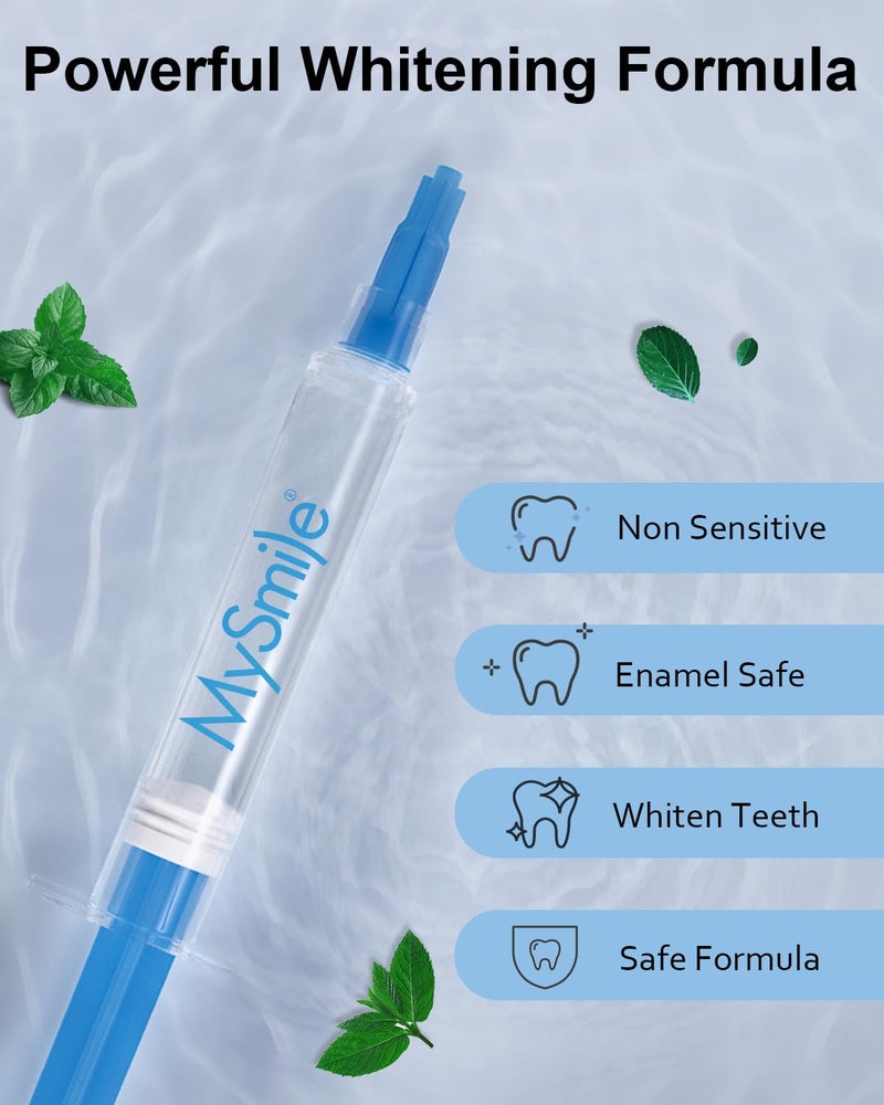 MySmile عبوة إعادة تعبئة جل تبييض الأسنان MySmile، 6 جل تبييض أسنان غير حساس لأسنان بيضاء، مزيل بقع الأسنان بدرجة طبية لعلبة، تبييض سريع بنتيجة خلال 10 دقائق - Image 4