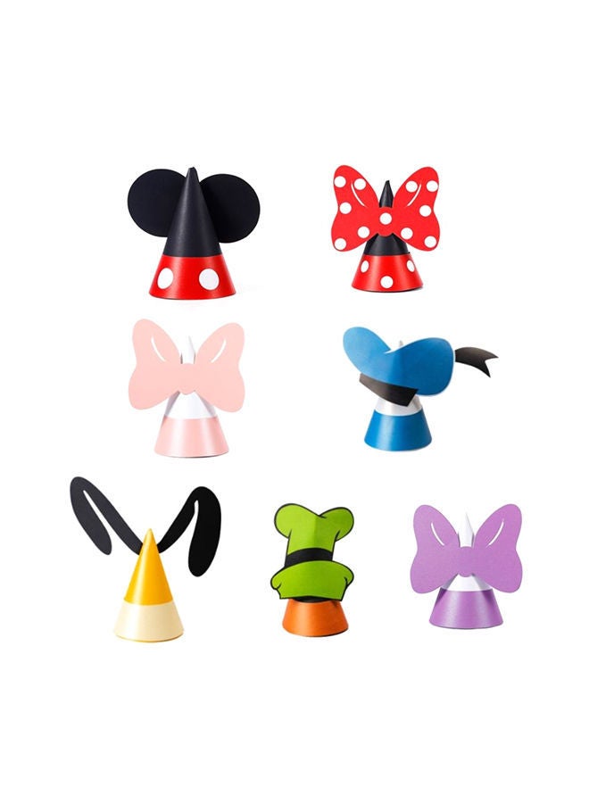 NIBEMINENT 7-Piece Cute Handmade Baby Birthday Hat