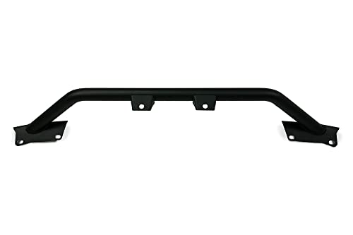 DV8 Offroad Factory Steel Bumper Bull Bar for 2021-2025 Ford Bronco | Low-Profile Design | 2 Adjustable LED Light Mounts | No Drill Installation - Image 1