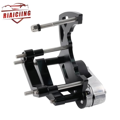 RiAiCiING LS Swap R4 AC Compressor Bracket High Mount kit with Belt Tensioner for Chevrolet GMC SUV Truck Vortec Engines LSX LS2 LS3 LS6 Air Conditioner Passenger Side - Image 5