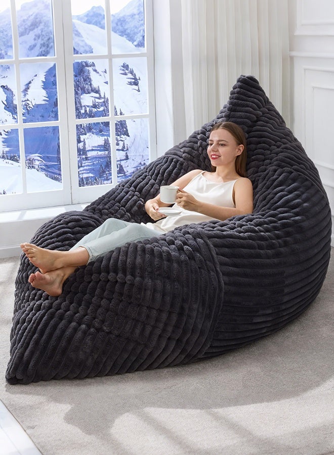 Forthcan 3 in 1 Bean Bag Chair Giant BeanBag Chairs Convertible Bean Bag Floor Cushion with Machine Washable Cover, Beanbag Chairs for Adult - Image 2