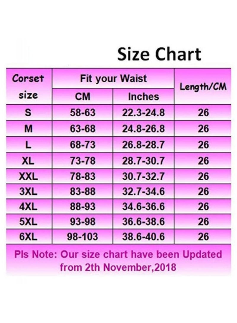 Alissa Women's Double Control Waist Trainer Corset Body Shaper Tummy Control Vest Line Training Belt Slimming Shirt Training Vest Yoga Belt (XL) - Image 4