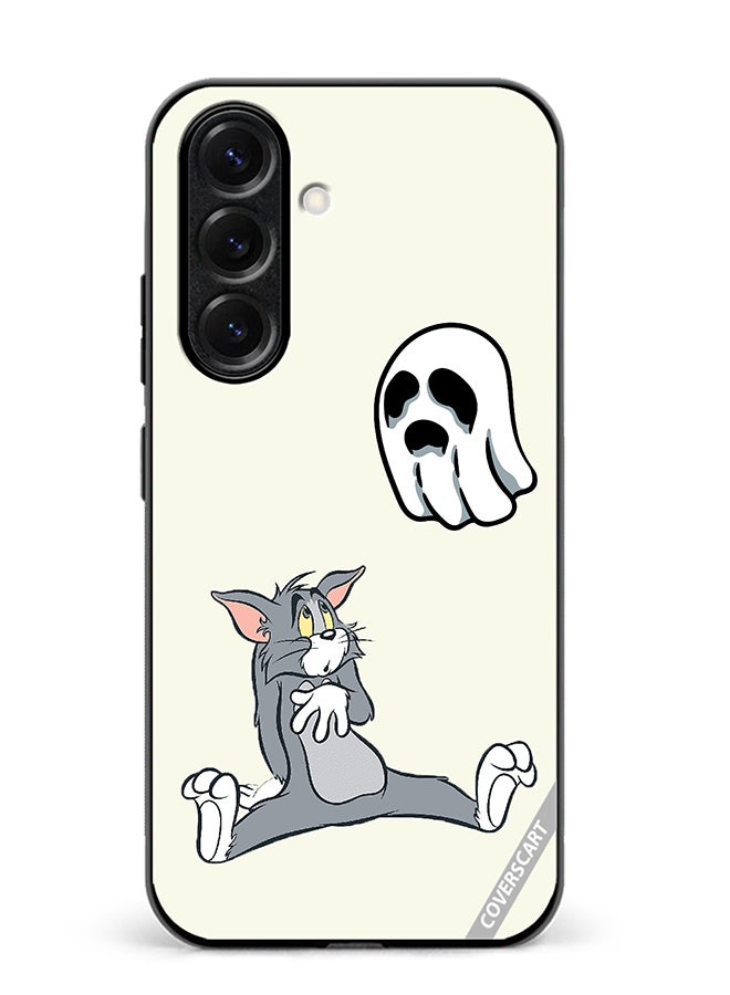 VR CREATIVE Protective Case Cover For Samsung Galaxy S25 Plus Tom Scared Design Multicolour