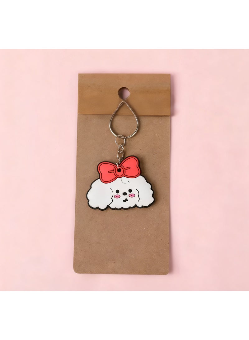 Cartoon Keychain, Lovely Dog Keychain Accessories, Purse Handbag Decorative Bag Accessories