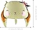 PC Bunny Foil Balloon Cute Floral Bunny Head with Ears Pastel Easter or Baby Shower Decoration Rabbit Balloon for Girls Birthday Party Spring or Woodland Theme - Image 4