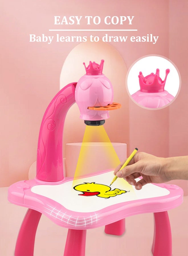 Projector Painting Table for Kids Painting Toys Game Board Set Painting Projector Educational Drawing Toys  - Image 5